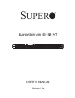 Supero SUPERO SUPERSERVER 5015B-MT User Manual preview