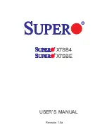 Предварительный просмотр 1 страницы Supero Supero X7SB4 User Manual