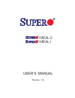 Предварительный просмотр 1 страницы Supero Supero X8DAL-3 User Manual