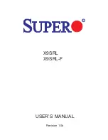 Предварительный просмотр 1 страницы Supero Supero X9SRL User Manual