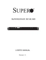 Supero SuperServer 5014C-M8 User Manual предпросмотр