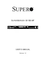 Предварительный просмотр 1 страницы Supero SuperServer 5015B-MF User Manual