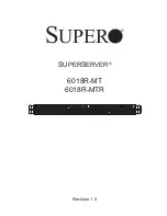 Предварительный просмотр 1 страницы Supero SUPERSERVER 6018R-MT User Manual