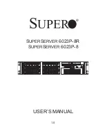 Supero SUPERSERVER 6023P-8 User Manual предпросмотр