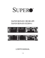 Supero SuperServer 6024H-8R User Manual предпросмотр