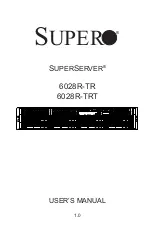 Supero SuperServer 6028R-TR User Manual предпросмотр