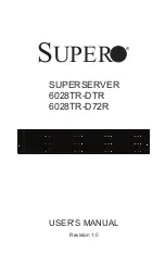 Supero SUPERSERVER 6028TR-D72R User Manual предпросмотр