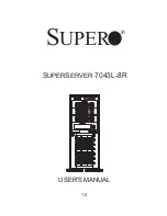 Предварительный просмотр 1 страницы Supero SuperServer 7043L-8R User Manual