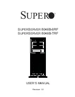 Предварительный просмотр 1 страницы Supero SUPERSERVER 8046B-6RF User Manual