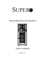 Supero SuperWorkstation 5035G-T User Manual предпросмотр