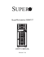 Supero SuperWorkstation 5036T-T User Manual предпросмотр