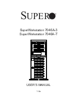 Предварительный просмотр 1 страницы Supero SuperWorkstation 7046A-3 User Manual