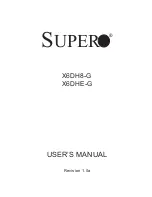 Supero X6DH8-G User Manual предпросмотр