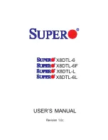 Supero X8DTL-6 User Manual предпросмотр