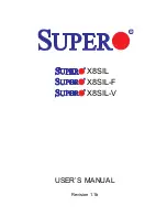 Предварительный просмотр 1 страницы Supero X8SIL User Manual