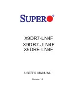 Предварительный просмотр 1 страницы Supero X9DR7-JLN4F User Manual