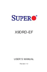 Supero X9DRD-EF User Manual предпросмотр