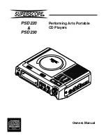 Предварительный просмотр 1 страницы Superscope PSD220 Owner'S Manual