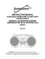 Preview for 1 page of Supersonic sc-504 Instruction Manual