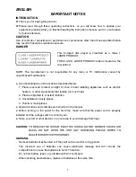 Preview for 2 page of Supersonic sc-504 Instruction Manual