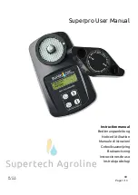 Предварительный просмотр 1 страницы Supertech Agroline Superpro User Manual