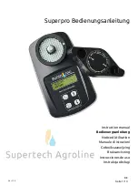 Предварительный просмотр 14 страницы Supertech Agroline Superpro User Manual