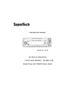 Supertech CS-164 Instruction Manual preview