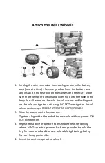 Предварительный просмотр 10 страницы Supertrax Licensed Toyota Tundra Kids Ride on Truck Instruction Manual