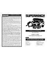 Preview for 9 page of Superwinch 06302 Owner'S Manual