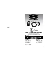 Superwinch Certus Wireless Owner'S Manual preview