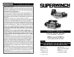 Superwinch EP/EPi6.0 Owner'S Manual preview