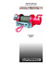 Superwinch H10P Owner'S Manual preview