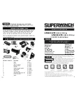 Предварительный просмотр 9 страницы Superwinch LT3000 Owner'S Manual