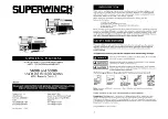 Preview for 1 page of Superwinch S4000 Owner'S Manual