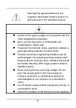 Предварительный просмотр 5 страницы SUPMEA SUP-C703S User Manual