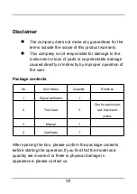 Предварительный просмотр 8 страницы SUPMEA SUP-C703S User Manual