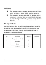 Предварительный просмотр 3 страницы SUPMEA SUP-P260-M4 User Manual