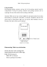 Preview for 4 page of Supore RMK-700 Operating Manual