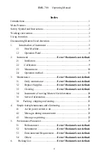 Preview for 5 page of Supore RMK-700 Operating Manual