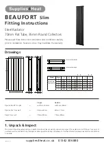 Supplies4Heat BEAUFORT Slim Fitting Instructions preview