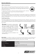 Предварительный просмотр 5 страницы Supply Chain Sources Lifesmart LS-8WIQH-LB Manual