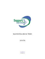 Предварительный просмотр 1 страницы Support Education SparkEd SE-ET8 User Manual