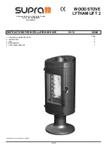 Supra LYTHAM LIFT 2 Instructions For Installation And Use Manual preview