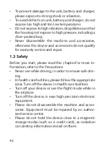 Предварительный просмотр 42 страницы Supra ST 801 User Manual