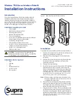 Supra Wireless TRACcess Interface Retrofit Installation Instructions предпросмотр