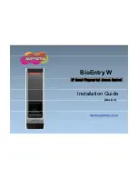 Предварительный просмотр 1 страницы suprema bioentry w Installation Manual