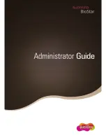 suprema BioStar Administrator'S Manual предпросмотр