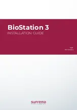 suprema BioStation 3 Installation Manual preview