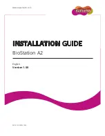 suprema BioStation A2 Installation Manual предпросмотр