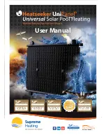 Предварительный просмотр 1 страницы Supreme Heating Heatseeker UniPanel User Manual